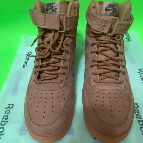 Nike Air Force 1 High ‘07 lv8 WB ‘Flax’ - Picture 1 of 10